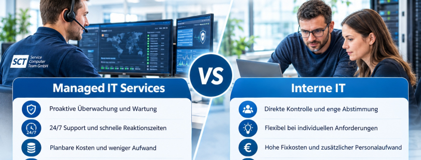 Managed IT Services vs. interne IT Was ist besser für Unternehmen